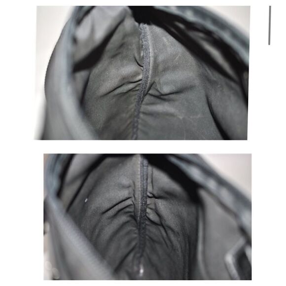 PRADA Nylon Leather Crossbody Shoulder Bag 💼 Black #20 - Picture 13 of 15